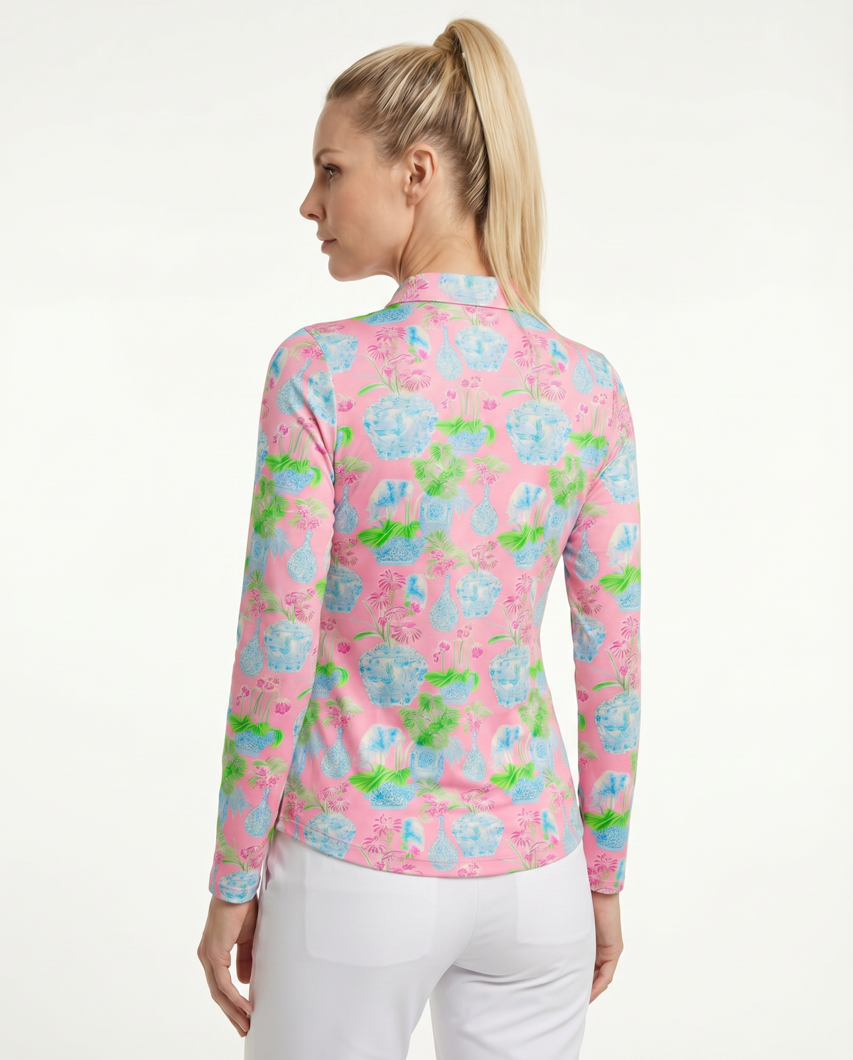 Jamboree Long Sleeve Polo Top 84Z14