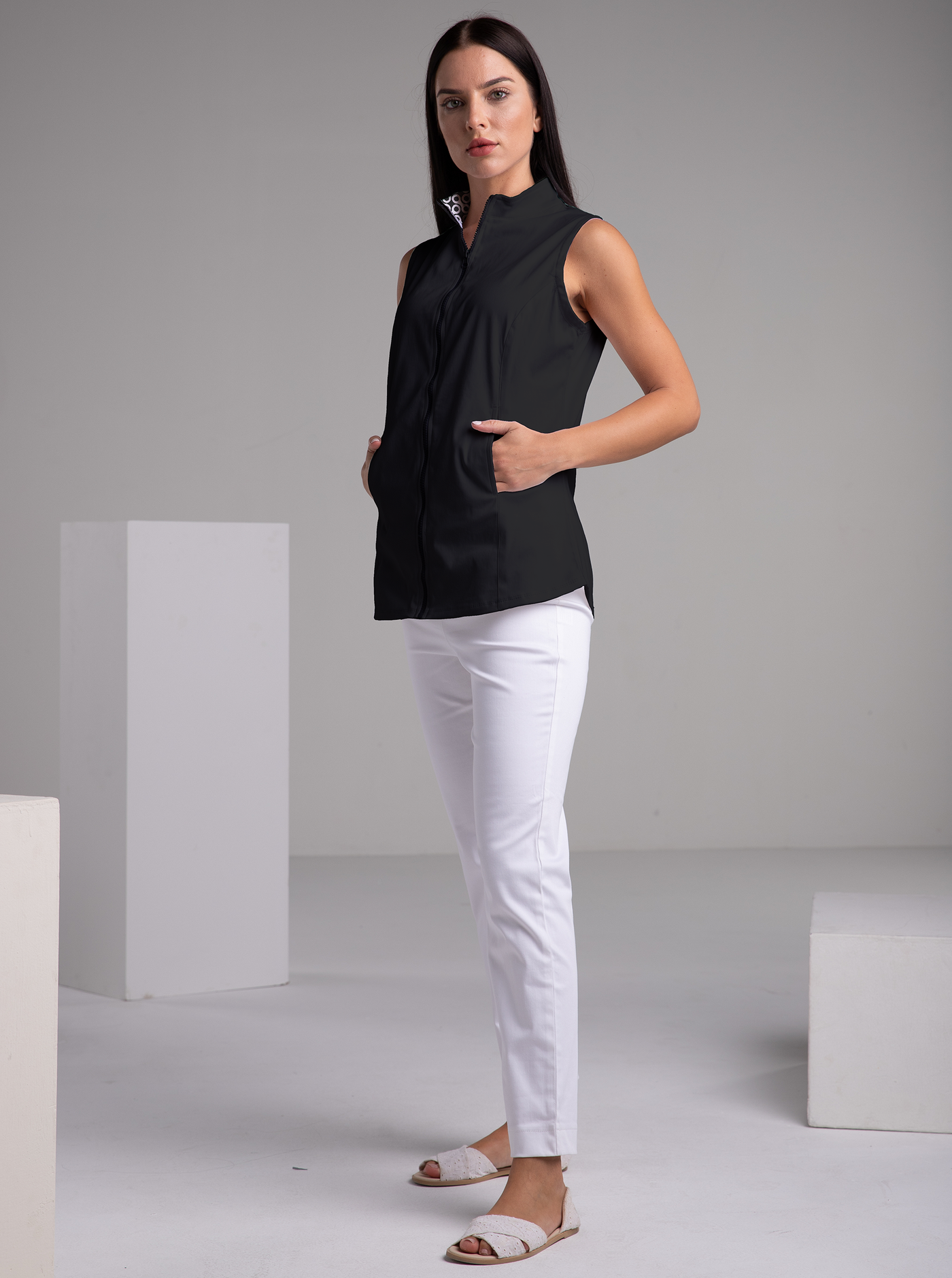 Printed Reversible Vest 102