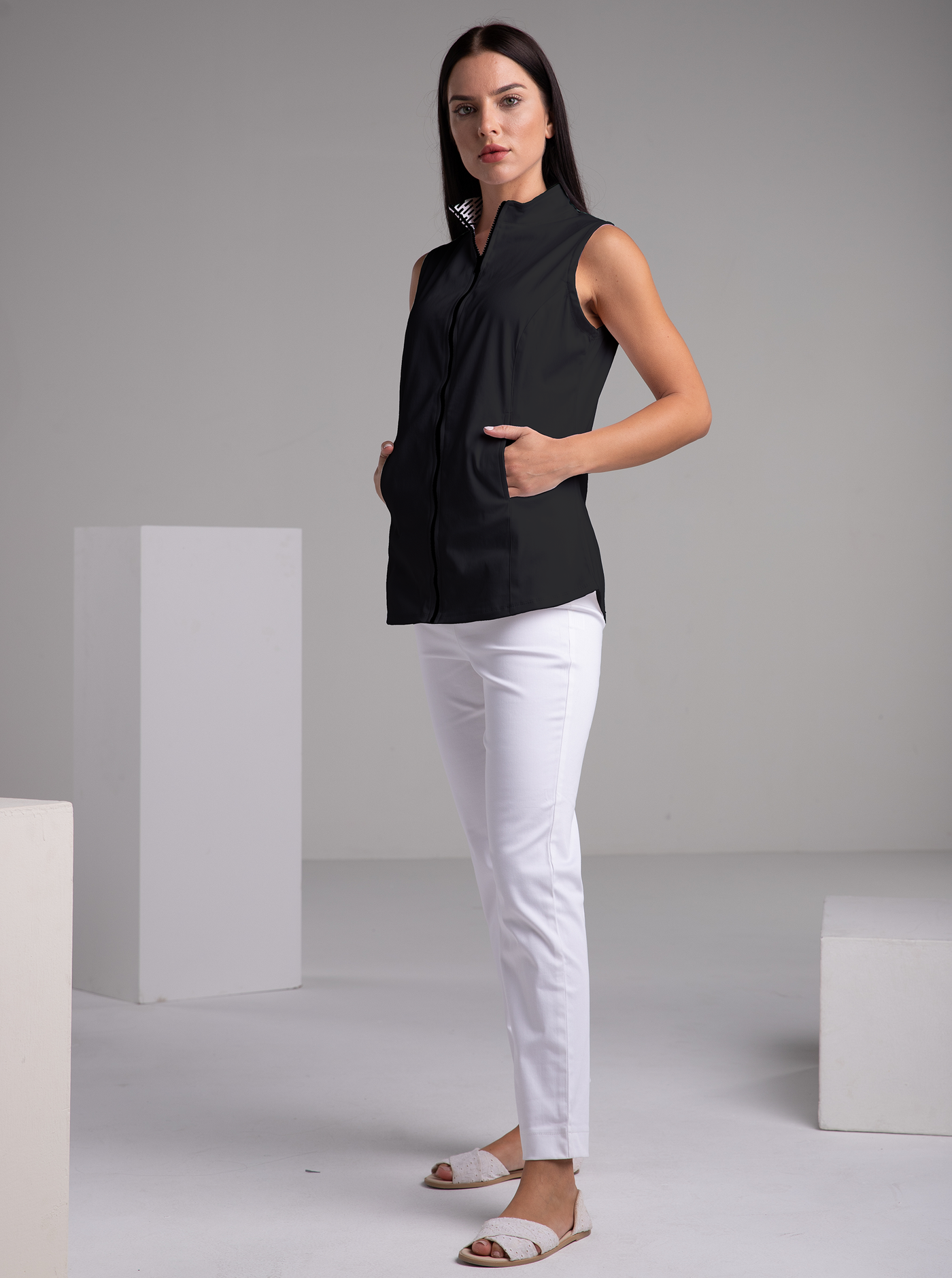 Printed Reversible Vest 102