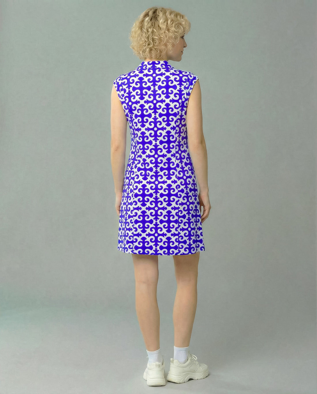 Gazebo Polo Neck Cap Sleeve Dress 67Z19