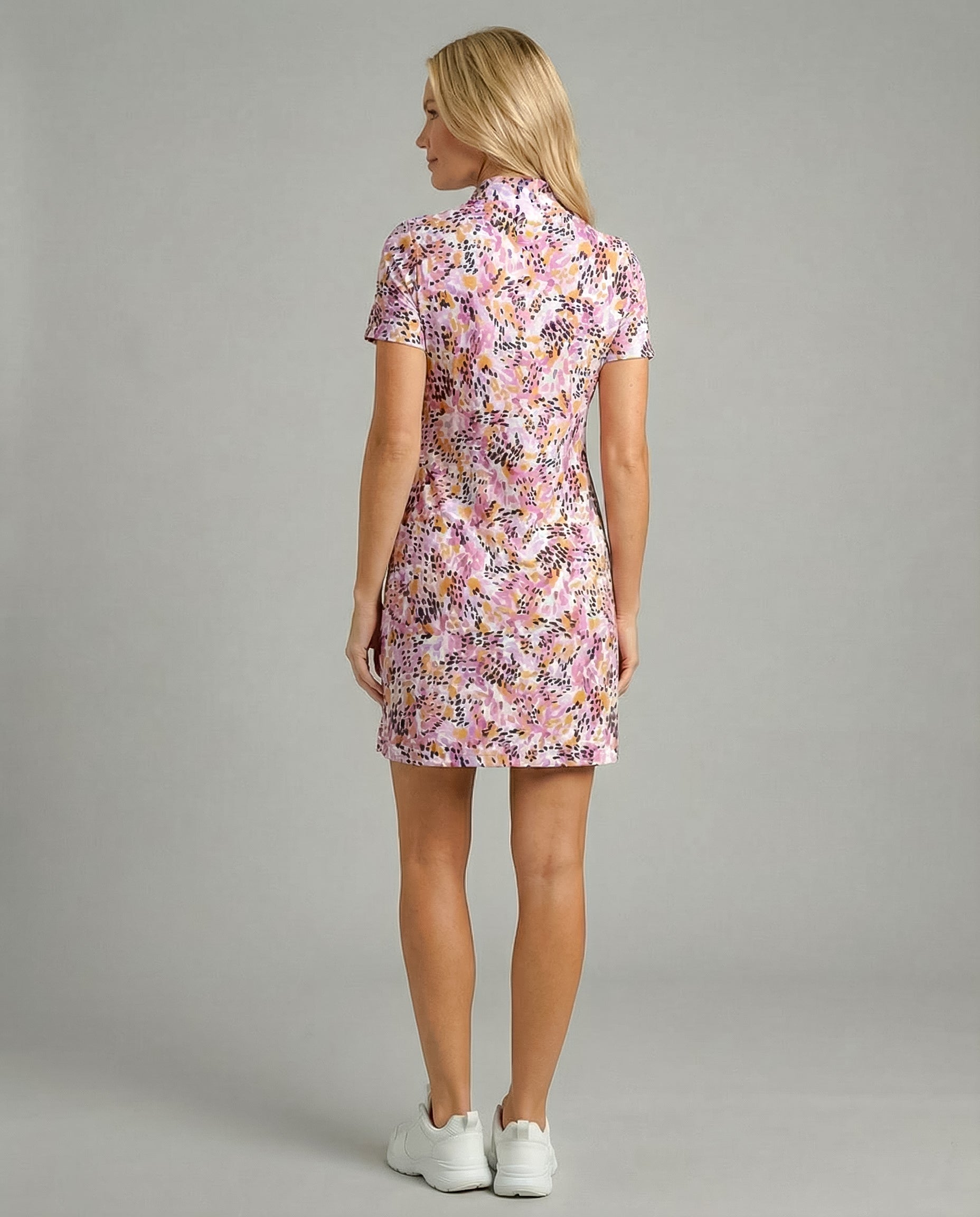 Wilderness Mock Neck Half Sleeve Dress 58Z57