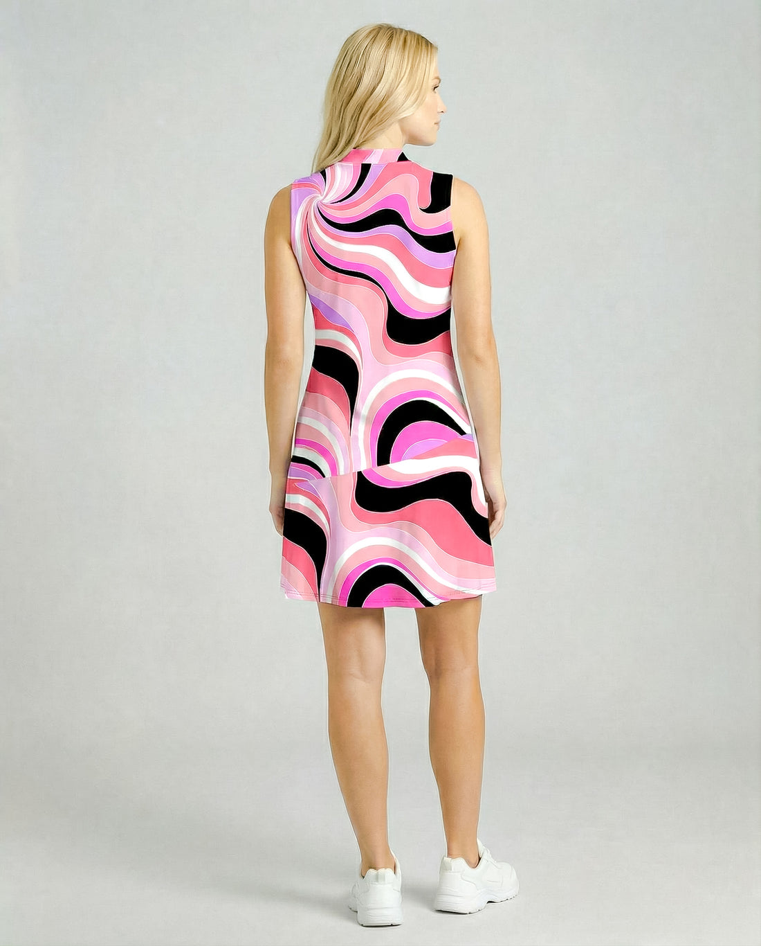 Lorraine Sleeveless Hem Flounce Dress 52z09