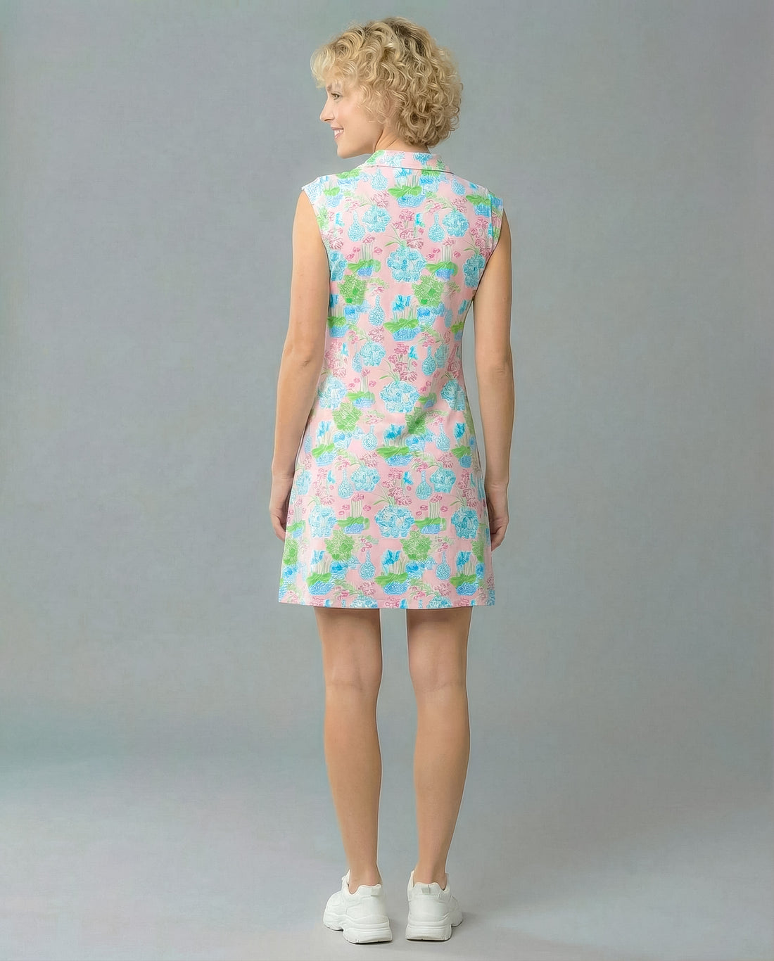 Jamboree Polo Neck Cap Sleeve Dress 67Z14