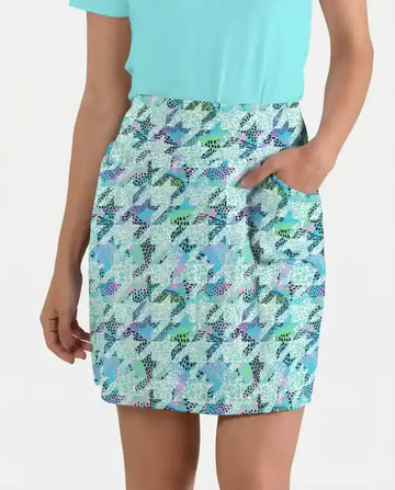Houndstooth casual Skort 64Z07