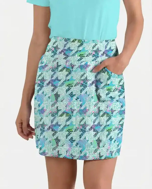 Houndstooth casual Skort 64Z07