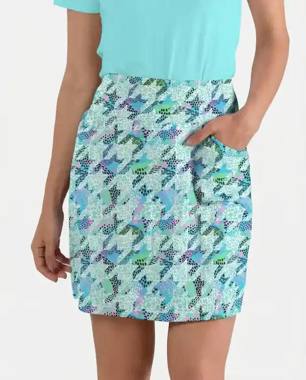 Houndstooth casual Skort 64Z07