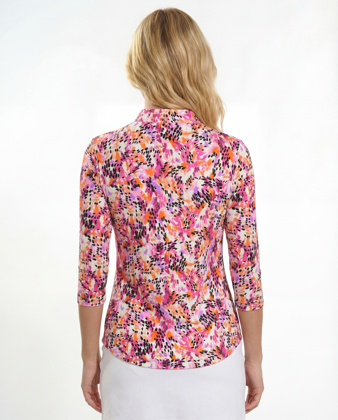 Wilderness 3/4 Sleeve Polo Top 68Z57