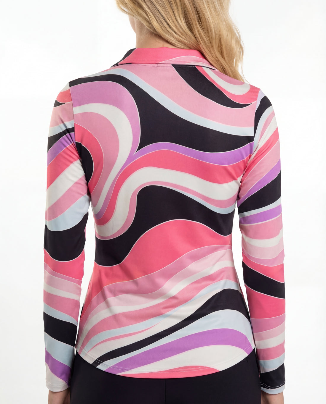 Lorraine Long Sleeve Polo Top 84Z09