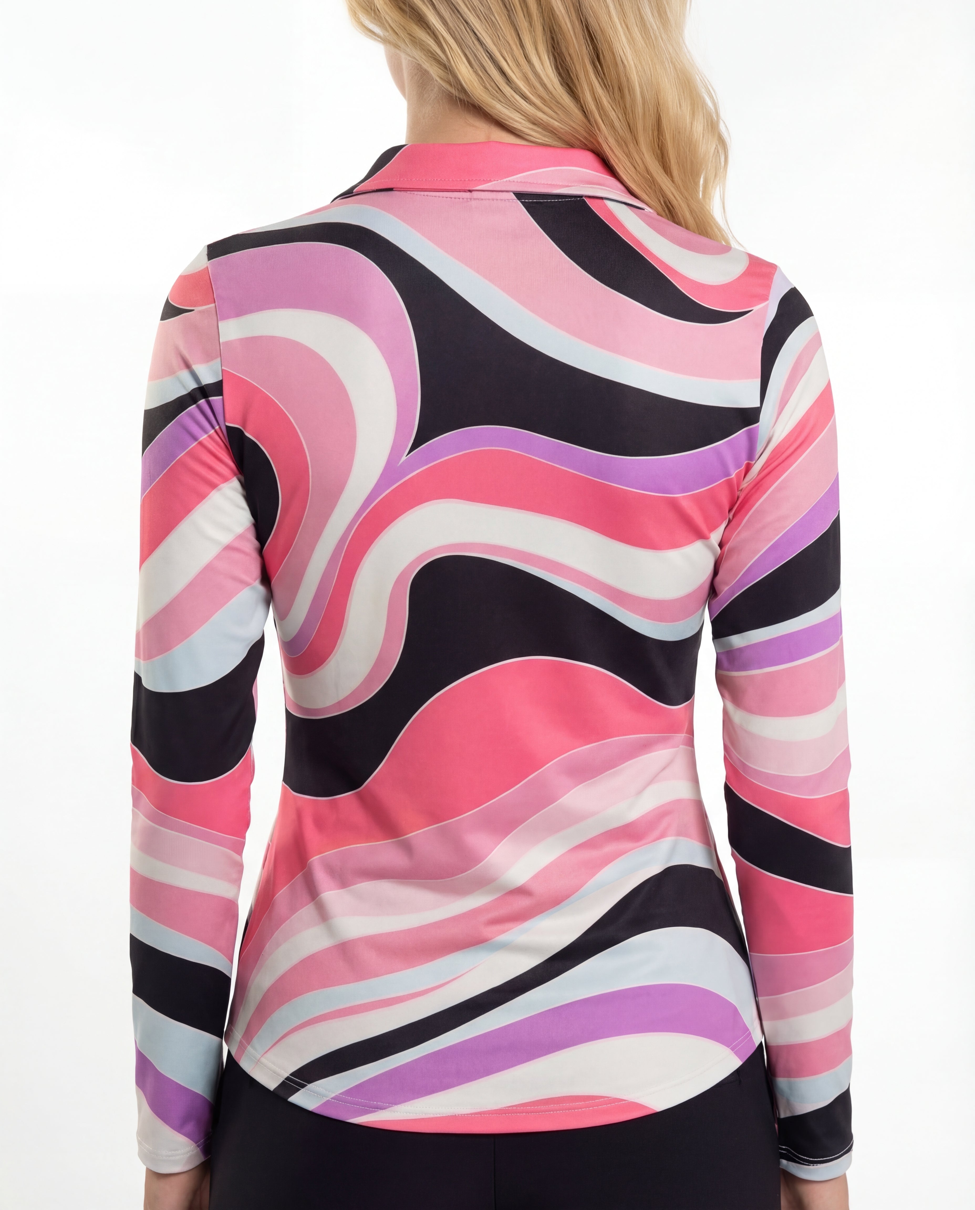 Lorraine Long Sleeve Polo Top 84Z09