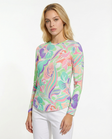 Allesia Long Sleeve Crew Neck Top 83Z10