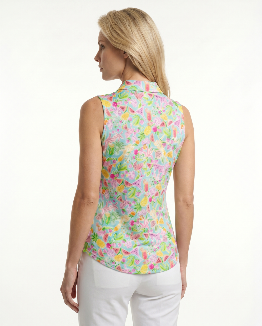 Cheers Sleeveless Polo Top 40Z42