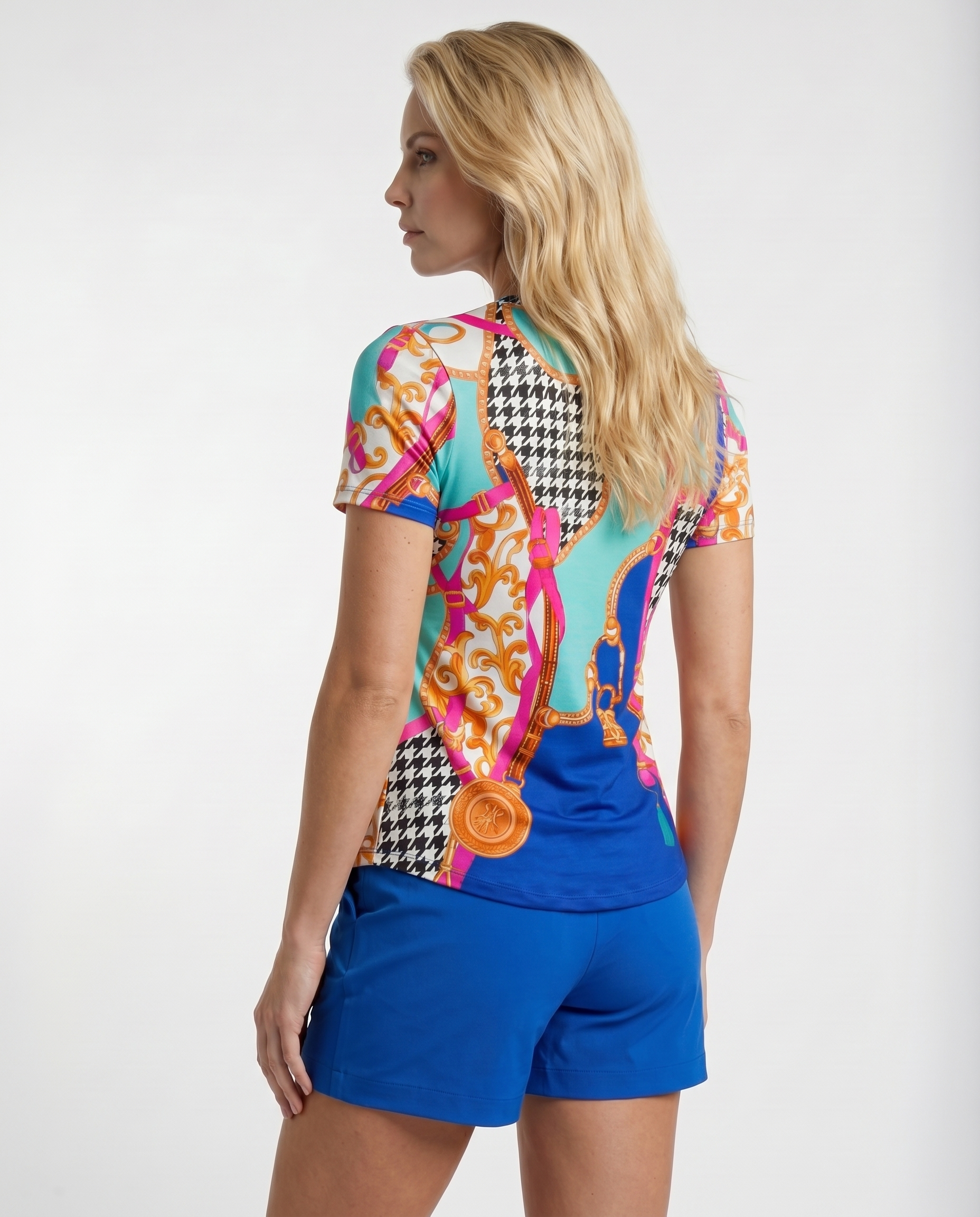 Caress Short Sleeve Crew Neck Top 70Z03