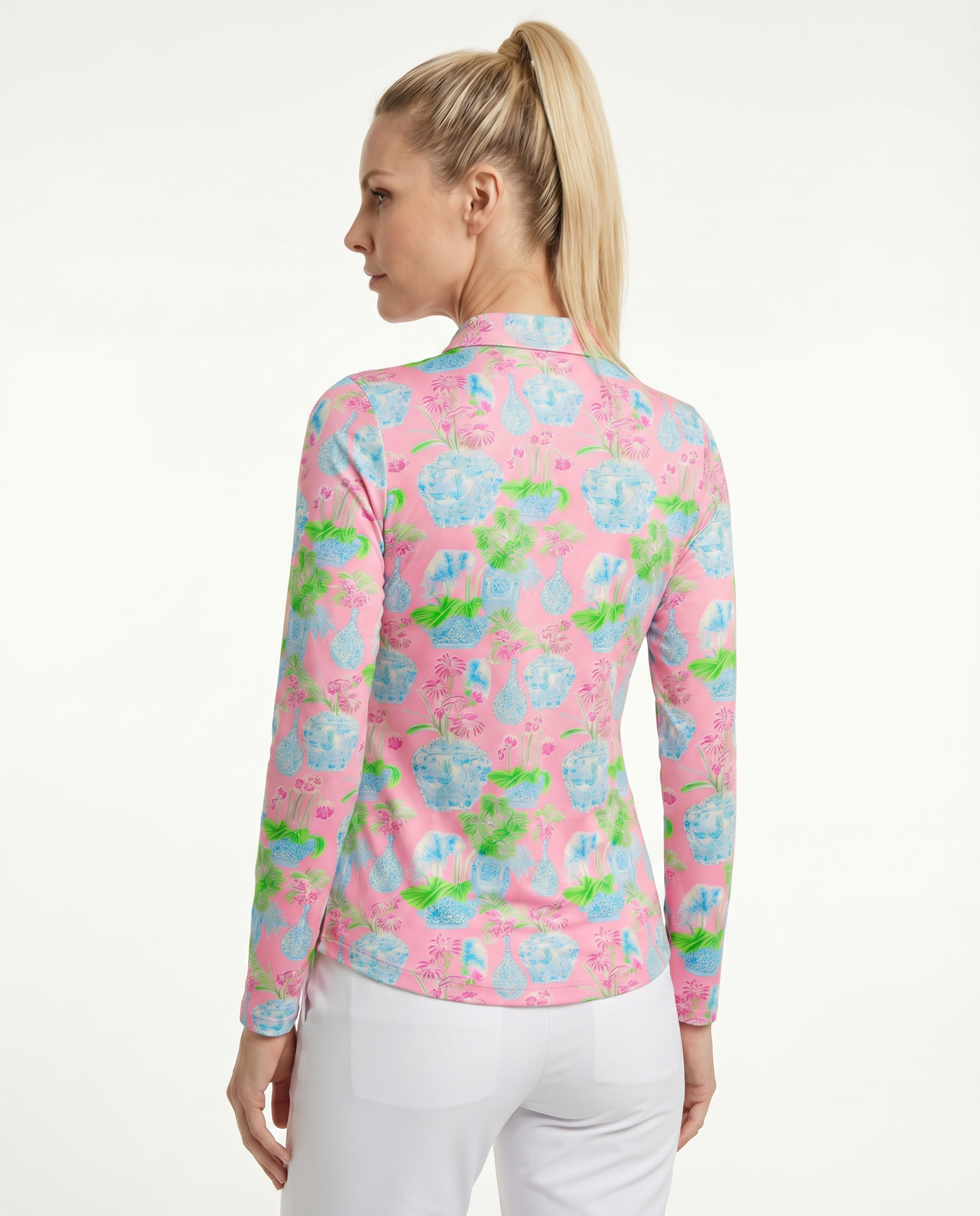Jamboree Long Sleeve Polo Top 84Z14