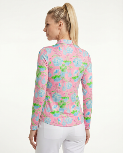 Jamboree Long Sleeve Polo Top 84Z14