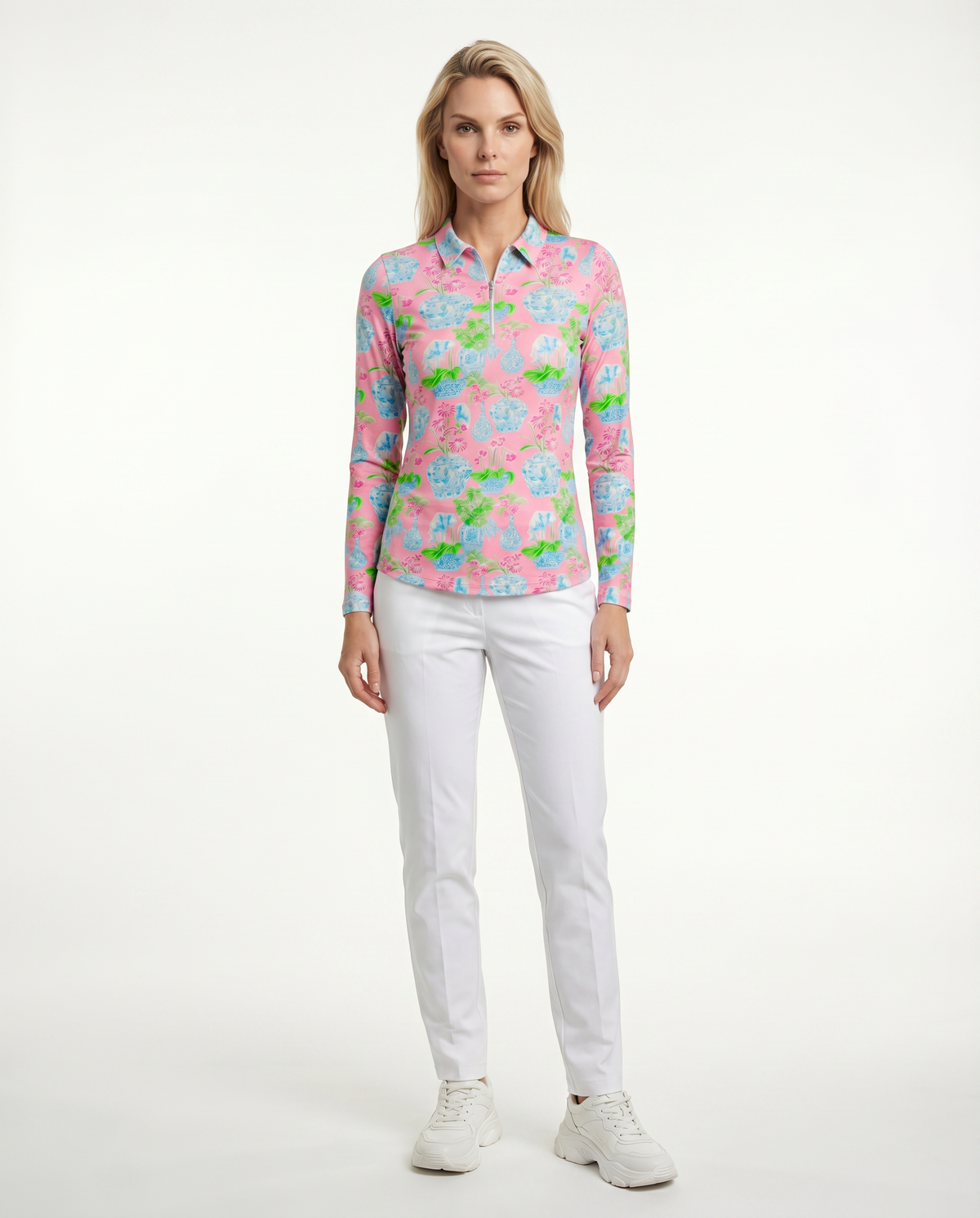 Jamboree Long Sleeve Polo Top 84Z14