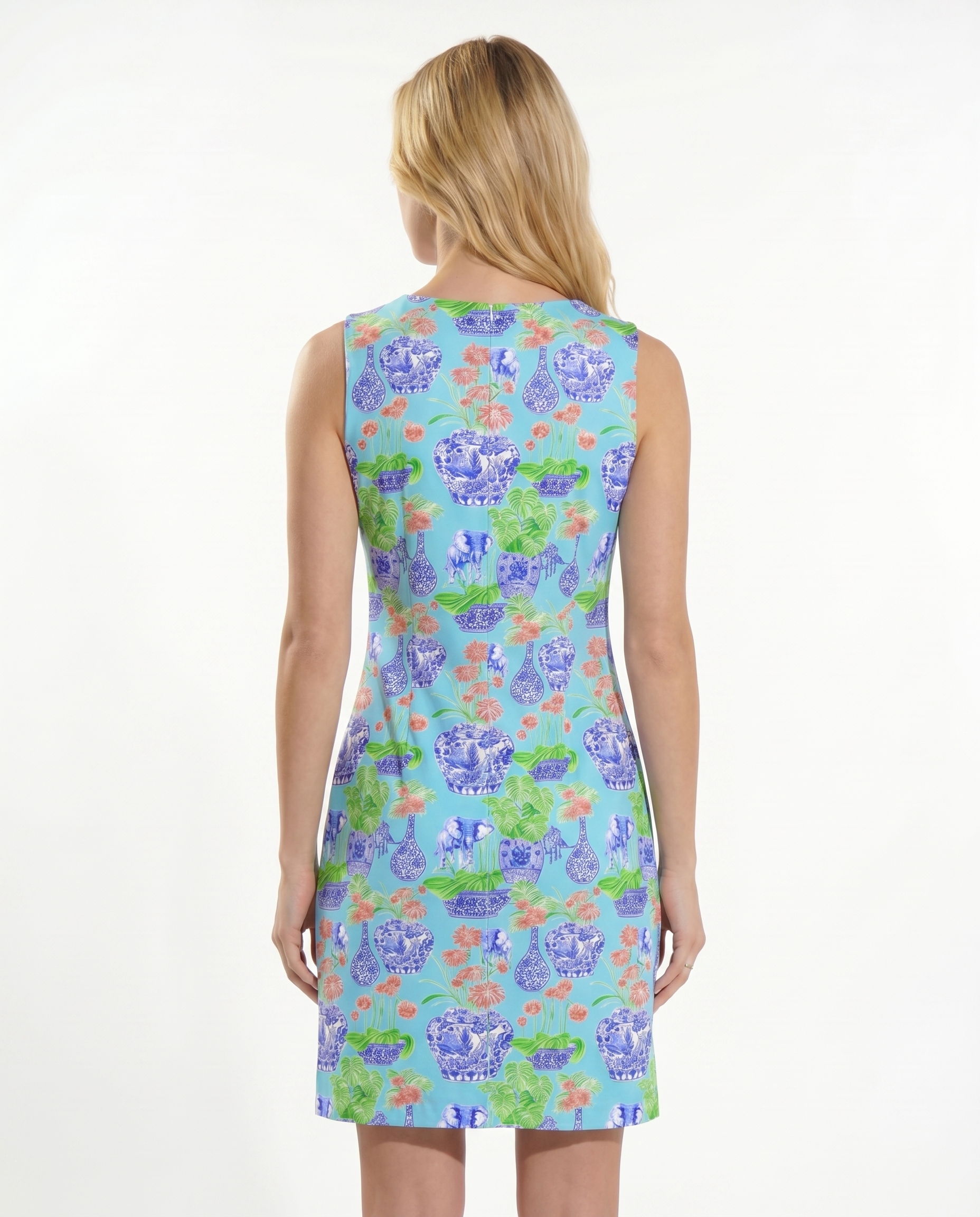 Jamboree Sleeveless Shift Dress 12Z14