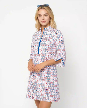Pro Club 3/4 SLIT SLEEVES PIPING PORTRAIT NECKLINE & MOCK ZIP COLLAR 50Z52