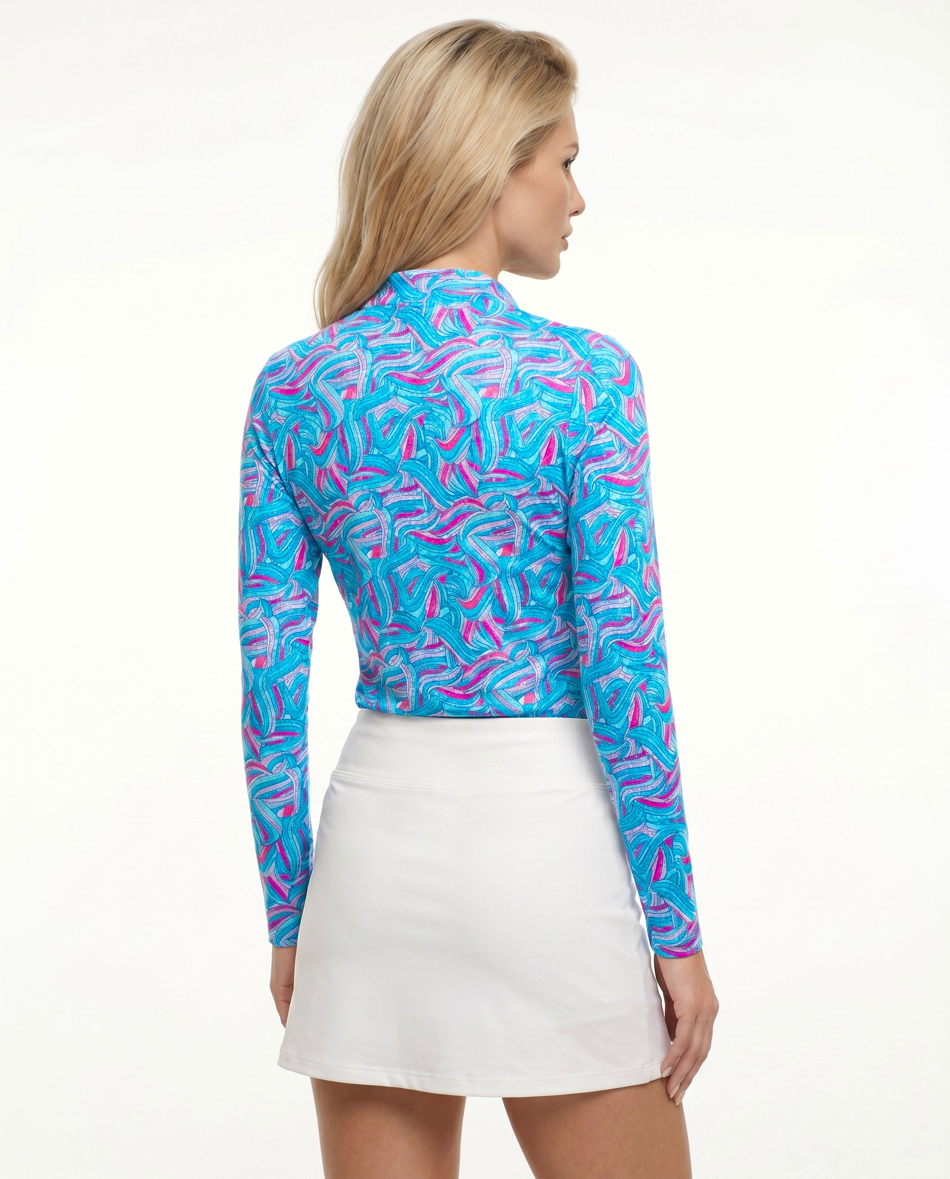 Pleasure  3/4 Sleeve Polo Top 48Z45