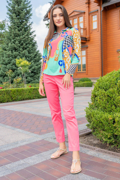 upf 50 Caress Long Sleeve Polo Top 84Z03