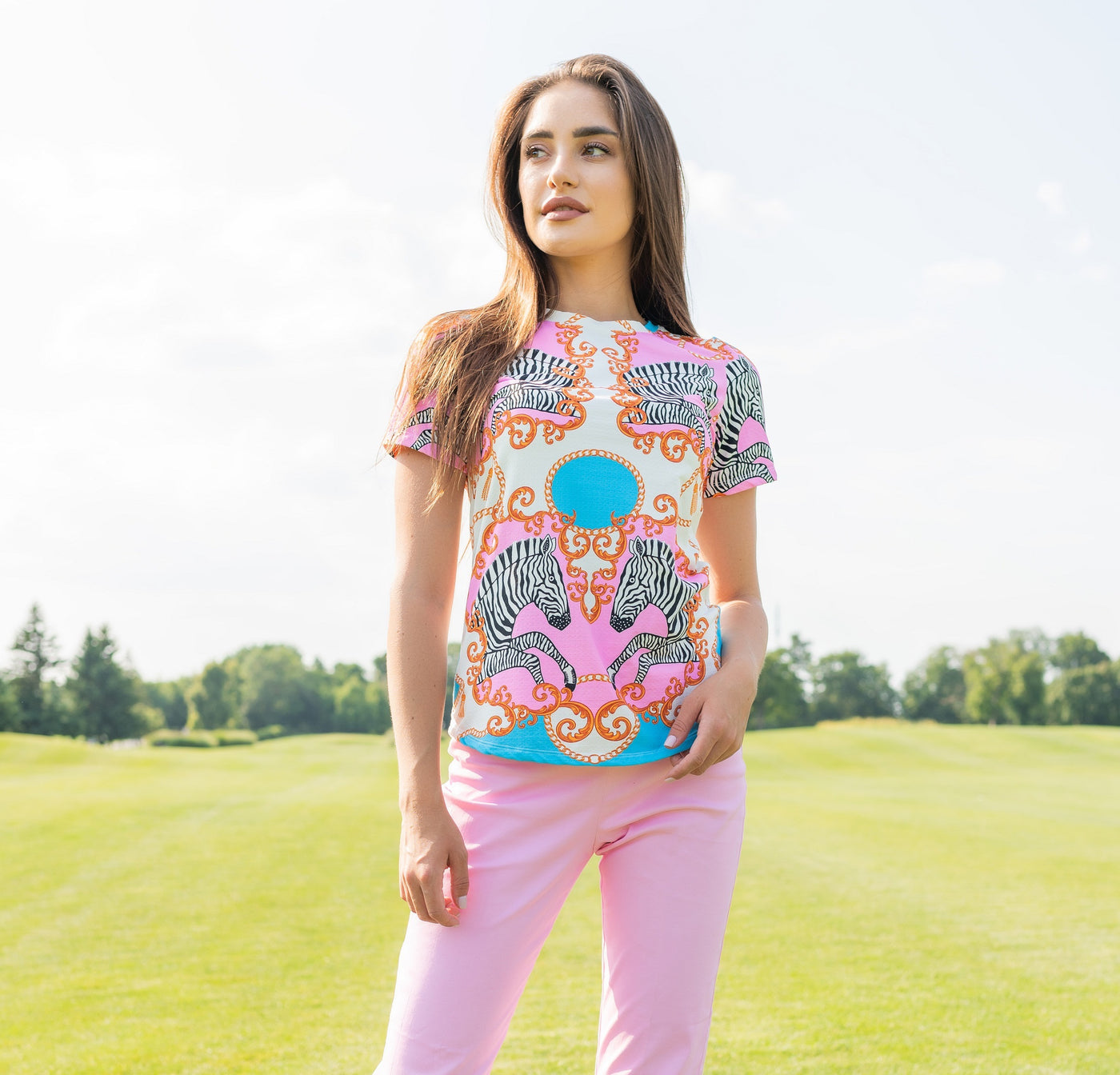 upf 50 Astrozee Short Sleeve Crew Neck Top 70Z01